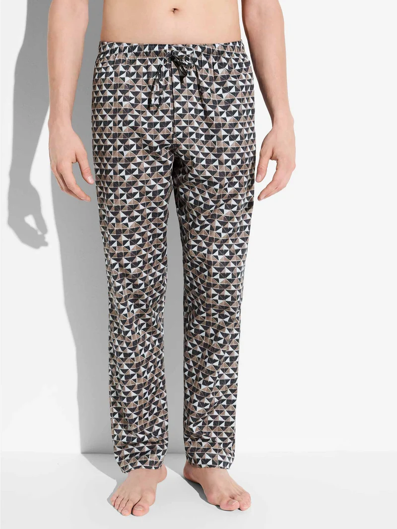 Longpant COTTON SATEEN PRINT, Grösse M