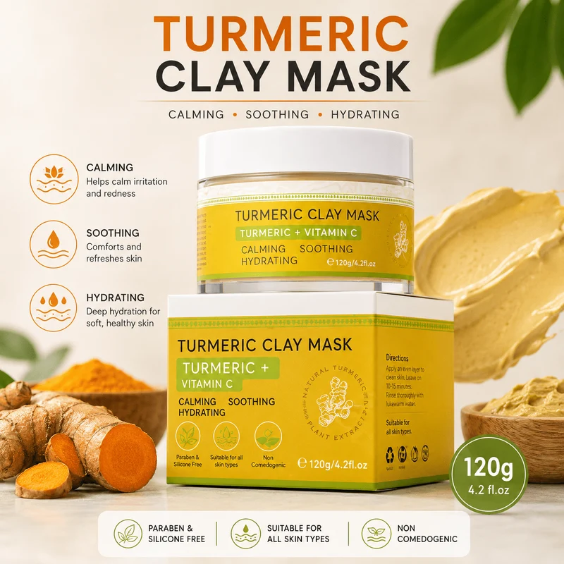 Reinigende Tonmaske TS Glow Ritual™ Kurkuma + Vitamin C