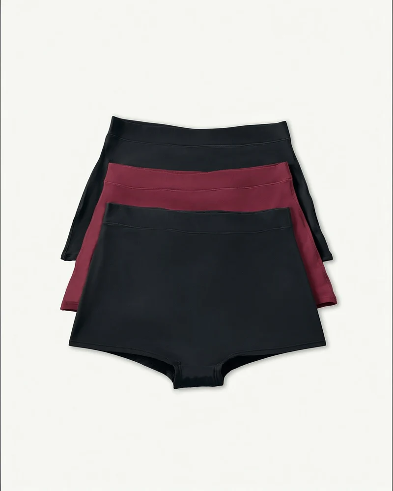 BlissWear High Rise Boyshort 3-Pack