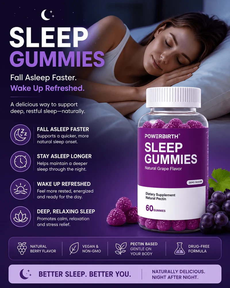 TS Schlafgummibärchen – Melatonin, Magnesium & L-Theanin