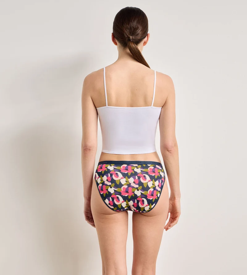 5er-Pack schicke Höschen mit Blumenmuster von Les Pockets Coton