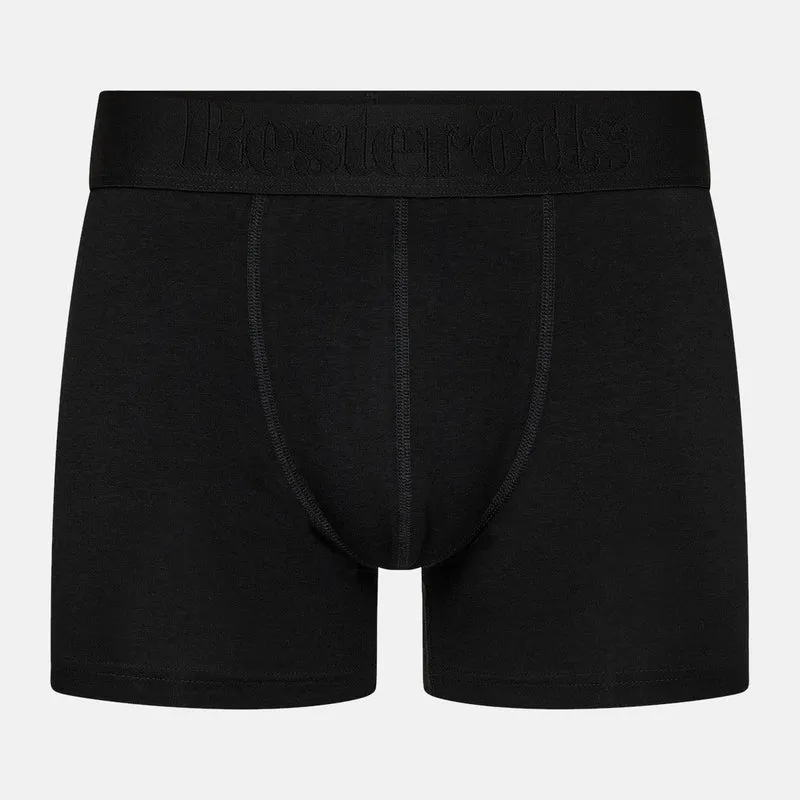 3er Pack Bambus Unterhosen in Schwarz/Grau/Grün