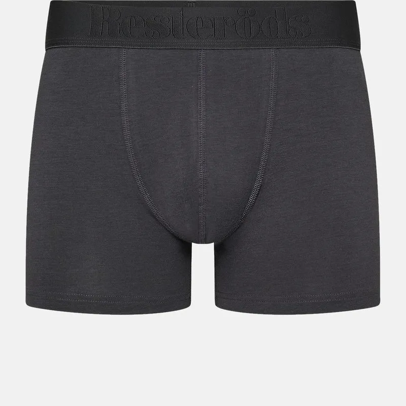 3er Pack Bambus Unterhosen in Schwarz/Grau/Grün