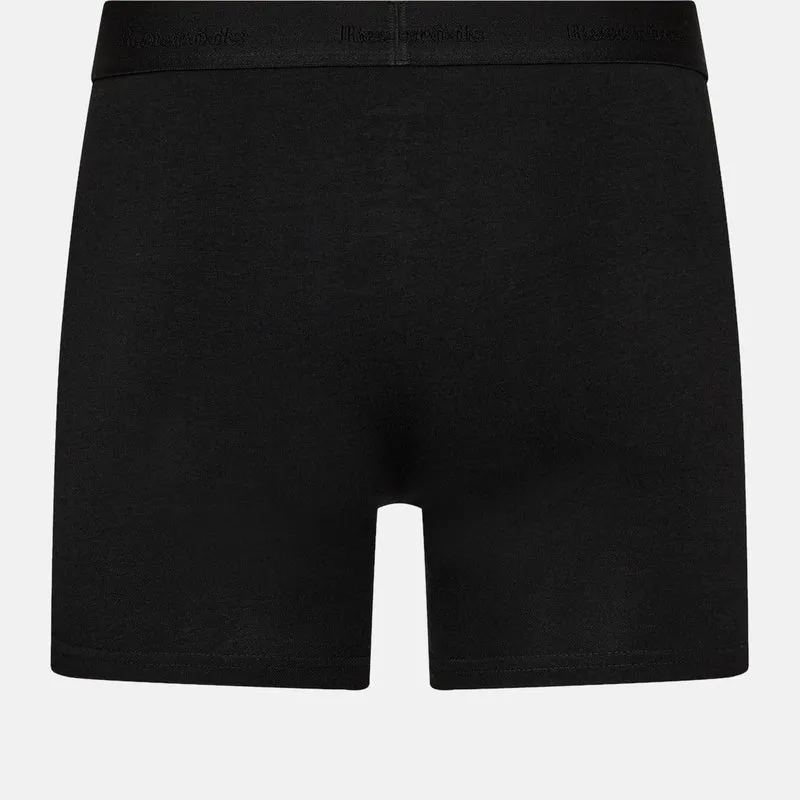 3er Pack Bambus Unterhosen mit langen Beinen in Schwarz/Grau
