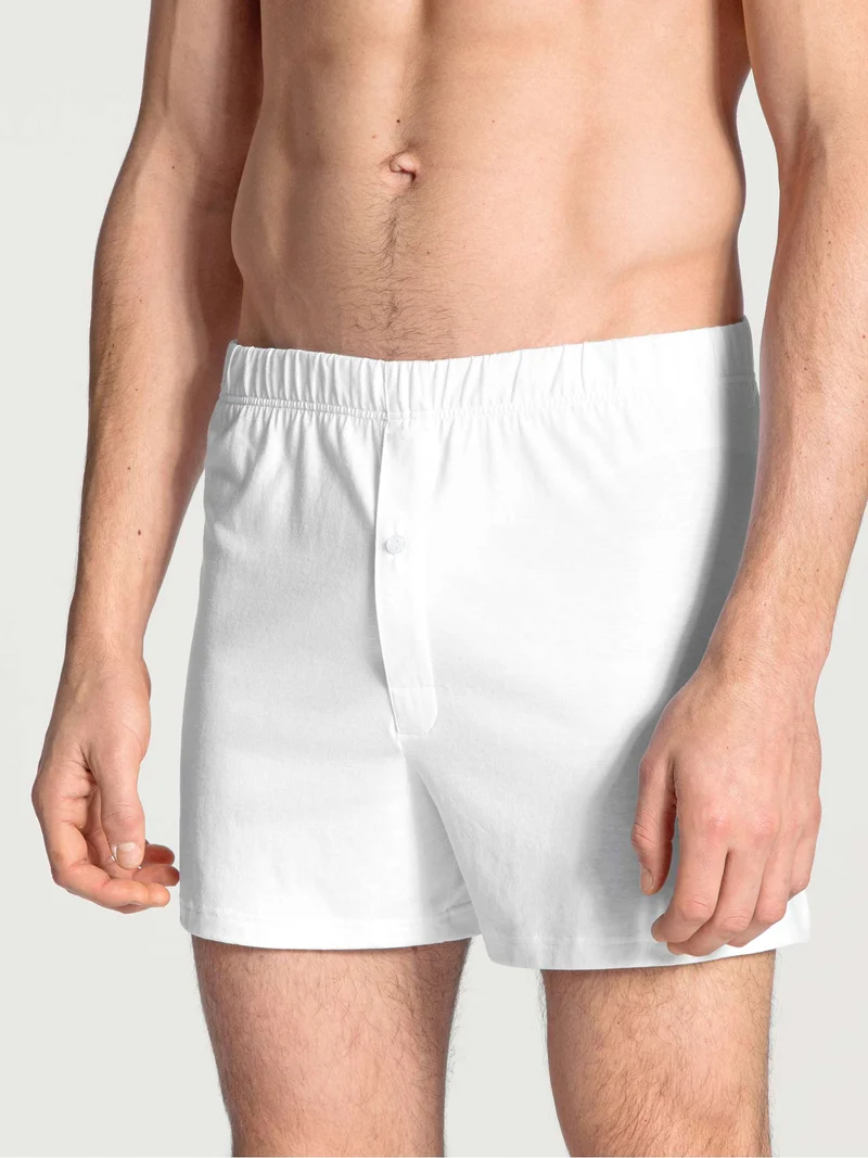 Jersey-Boxershorts mit Eingriff, COTTON CODE