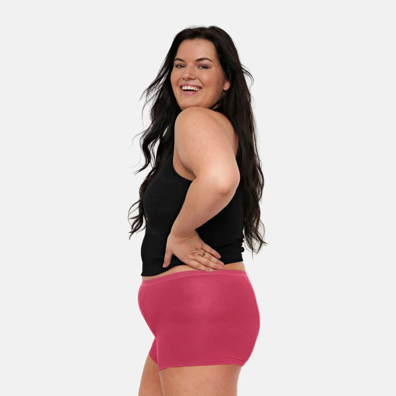 Super Bambus Periodenslip in Ruby Pink