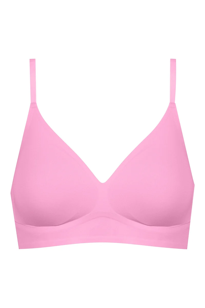 Triangel-BH SIMPLY BETTER INVISIBLES, mit schmalen Trägern, in Herbstfarbe pink