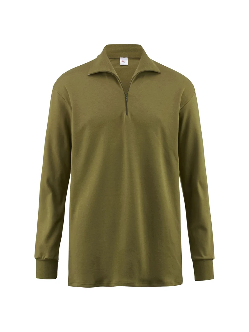 Army Shirt, langarm SHIRTS Daywear, "Gnägi-Liibli", mit Reissverschluss