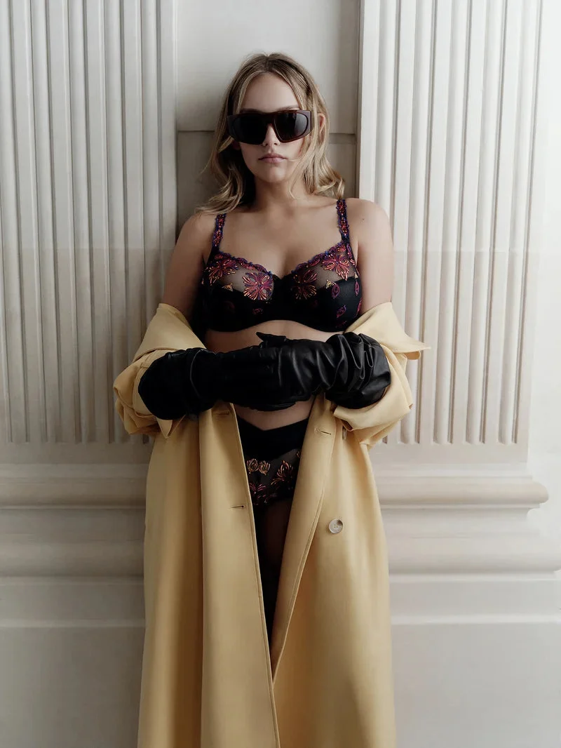 Chantelle – Champs Elysees 3-teiliger BH mit schwarzen Juwelen