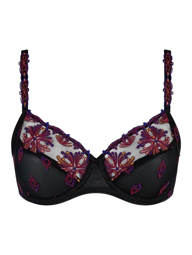 Chantelle – Champs Elysees 3-teiliger BH mit schwarzen Juwelen