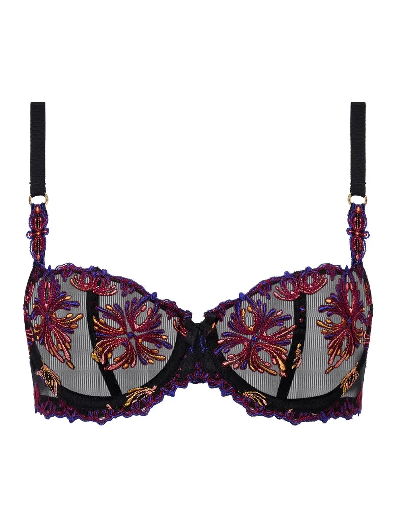 Chantelle – Champs Elysees Balconette-BH mit schwarzen Juwelen