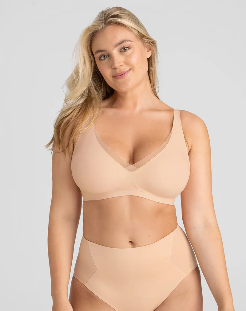 CrossOver V-Neck Bra