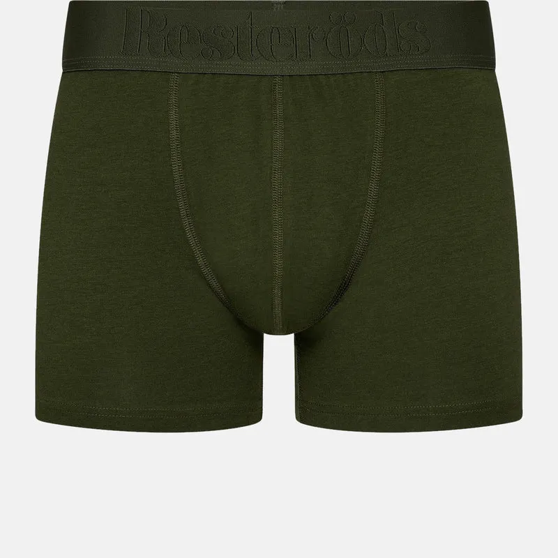 5er Pack Bambus Unterhosen in Marine/Grau/Grün
