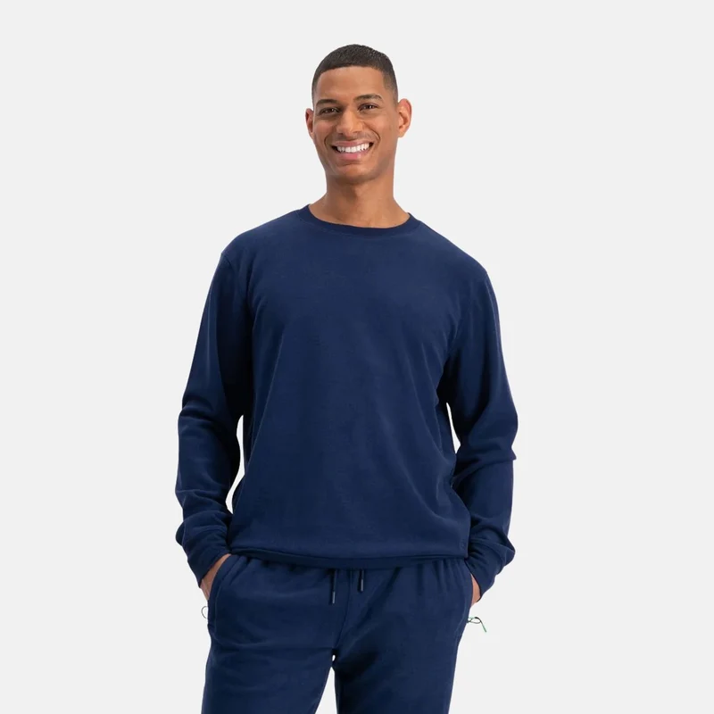 Blauer Bambus-Jogginganzug