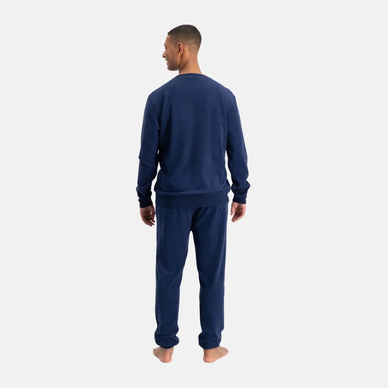 Blauer Bambus-Jogginganzug