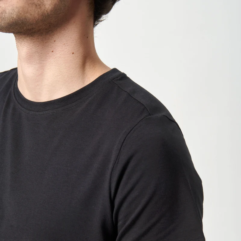 3er-Pack Bambus-T-Shirt schwarz/Nachthimmel/Waldnacht