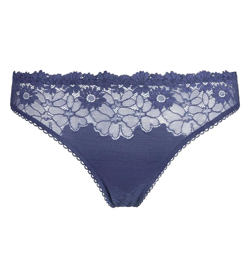 Brazili-Slip für Damen in Puderblau von Slow Days Fresh Vibes