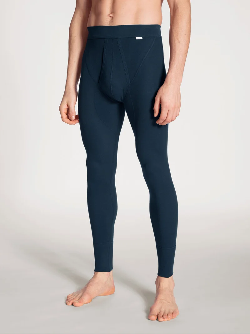 Leggings, lange Unterhose mit Eingriff und Softbund, COTTON 1:1