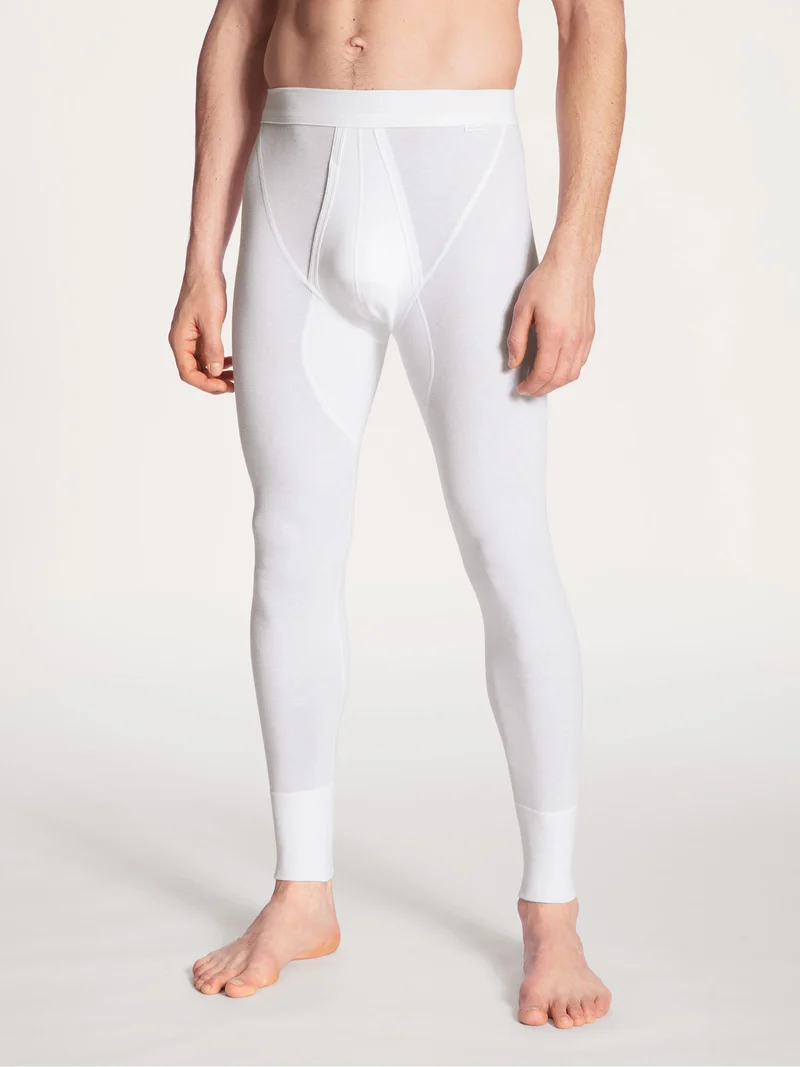 Leggings, lange Unterhose mit Eingriff und Softbund, COTTON 1:1