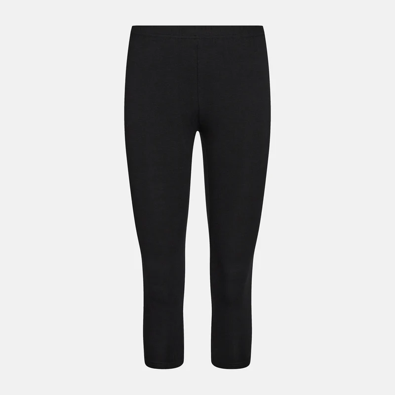 Schwarze Capri-Leggings aus Bambus