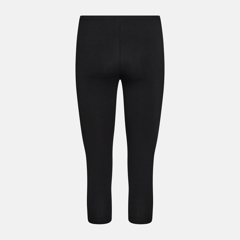 Schwarze Capri-Leggings aus Bambus