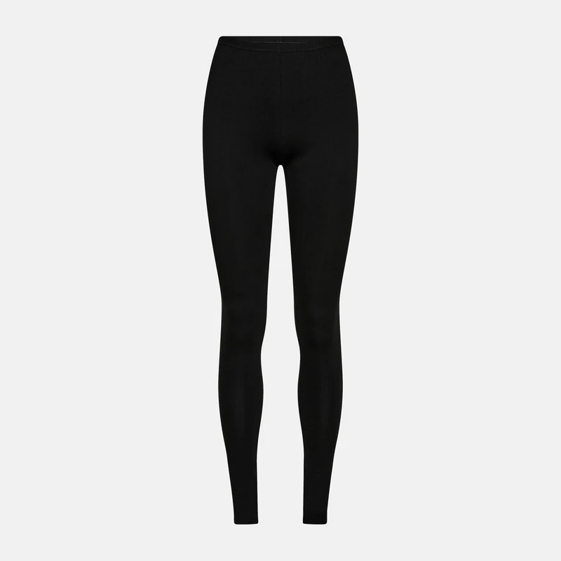 Schwarze Bambus-Leggings