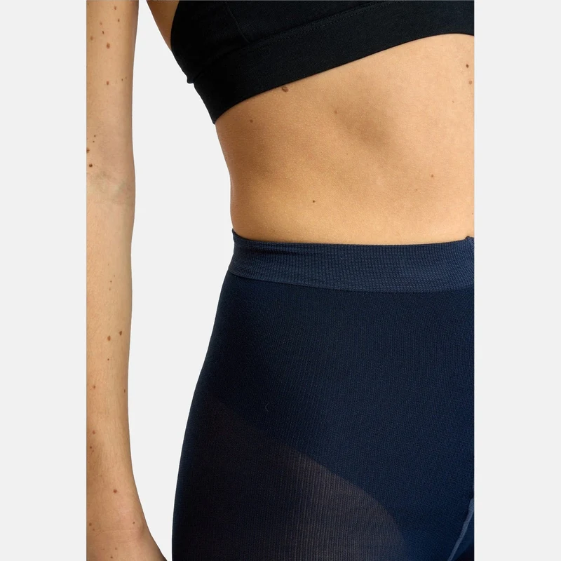 Marineblaue Bambus-Strumpfhose 90 den
