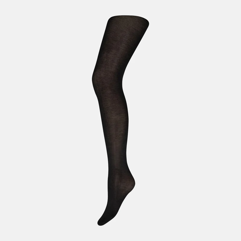 Schwarze Bambus-Strumpfhose 90 den