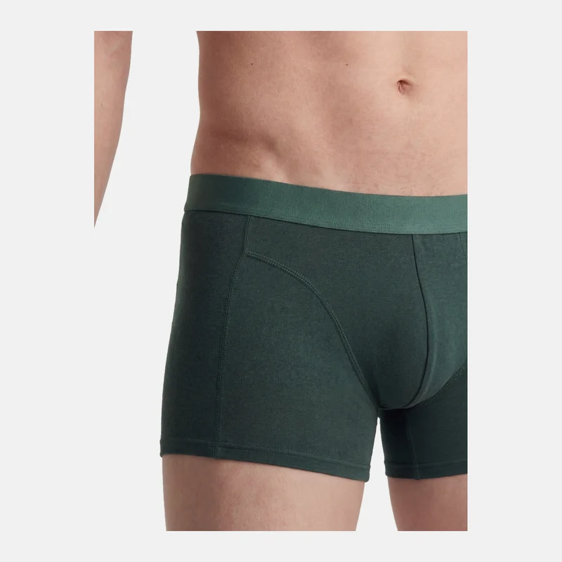 3er-Pack Bambus-Unterhosen in Dunkelgrün/Schwarz/Blau