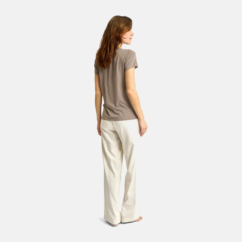 Braunes Bambus-T-Shirt