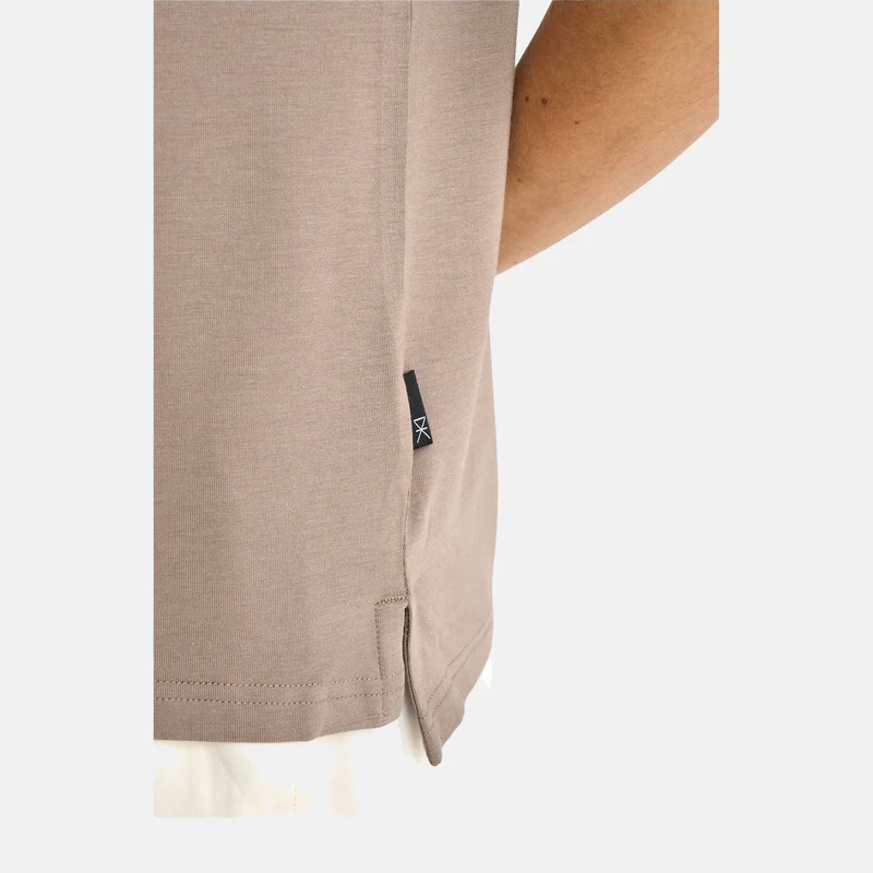 Braunes Bambus-T-Shirt