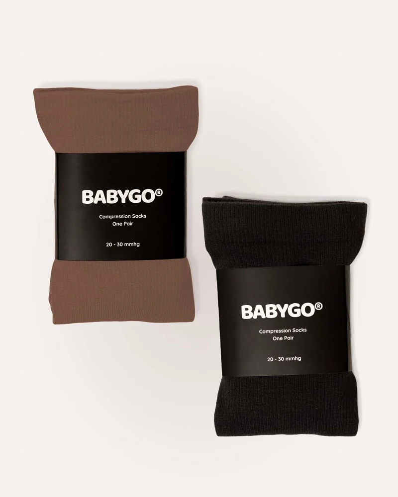 BABYGO® Schwangerschafts-Kompressionsstrümpfe | Doppelpack