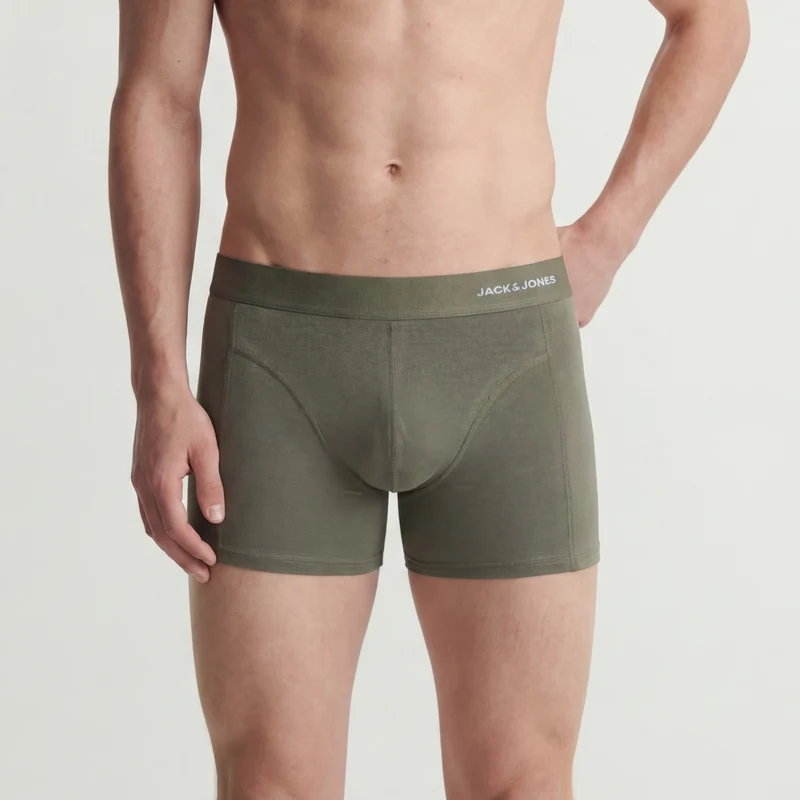 3er-Pack Bambus-Unterhosen in Oliv, Grün und Marineblau
