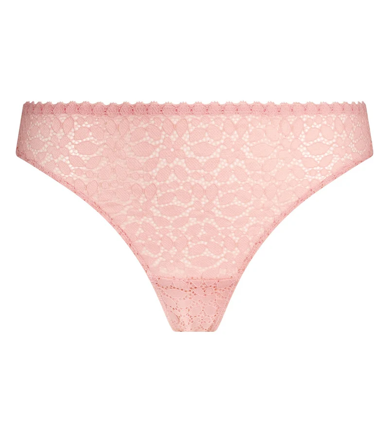 Tanga in Blütenrosa Daily Dentelle