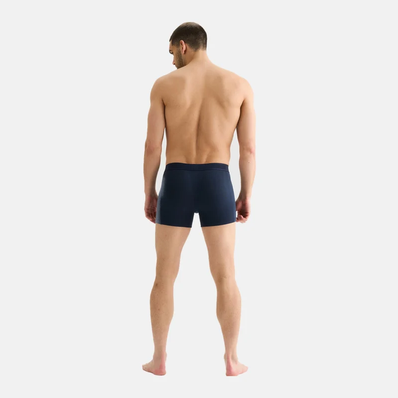 3er-Pack Marineblaue Bambus-Unterhosen mit Eingriff