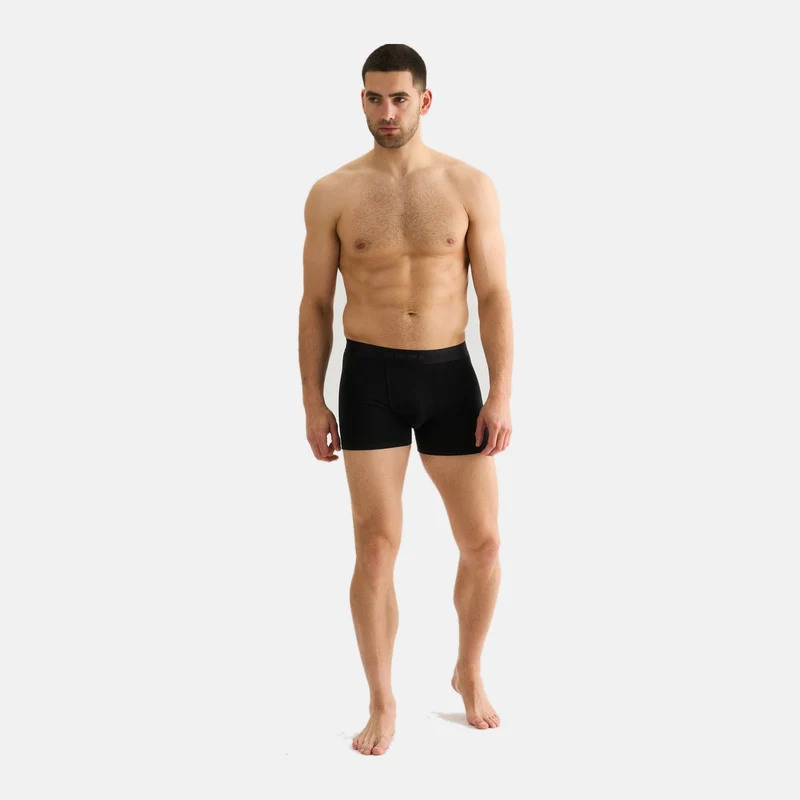 5er-Pack Schwarze Bambus-Unterhosen in Geschenkbox