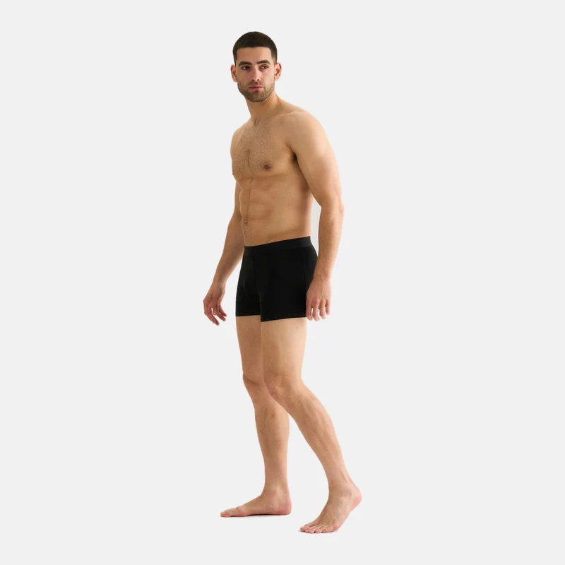 5er-Pack Schwarze Bambus-Unterhosen in Geschenkbox