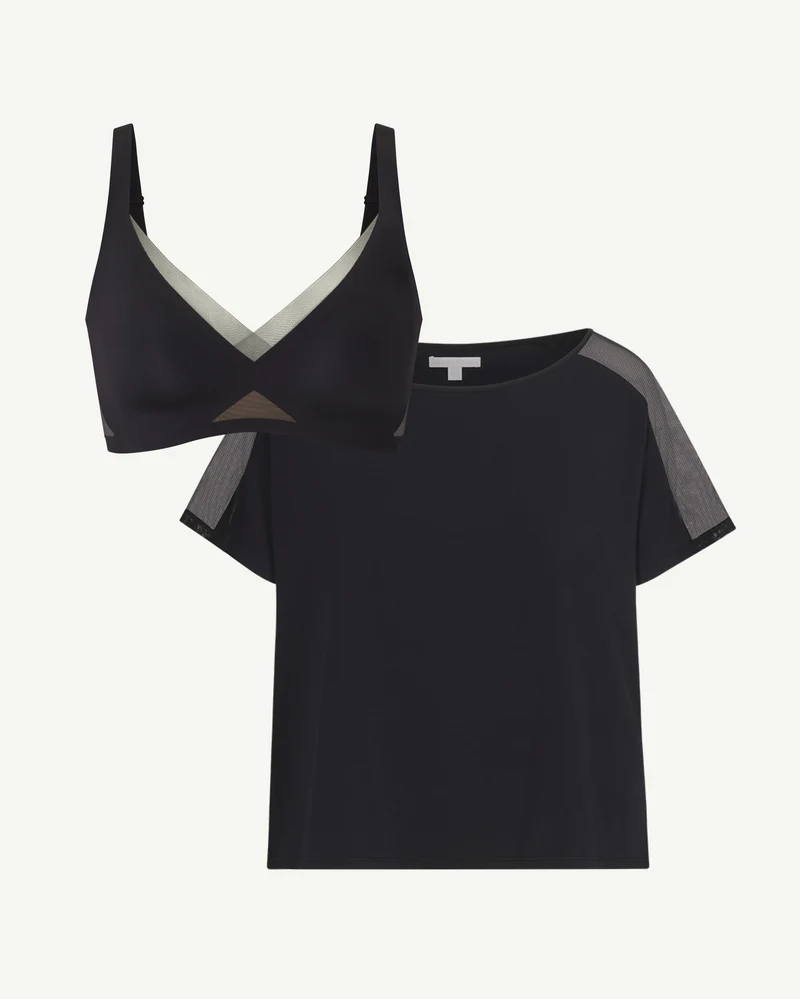 CrossOver V-Neck Bra + Free Sleep Top