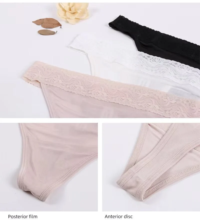 Moderner, sexy Seiden-Tanga aus Elfenbein für ultraweichen Tragekomfort und nahtlose, elegante Passform