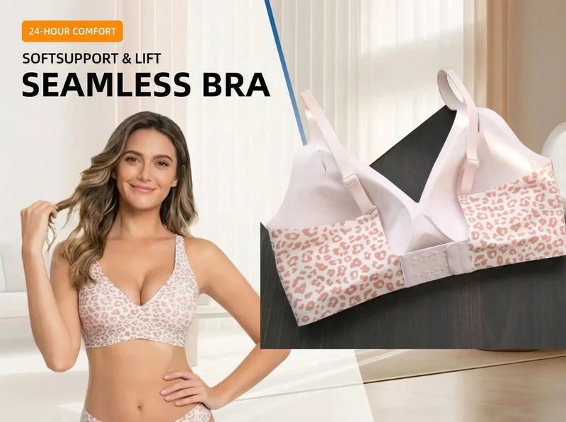 2-teiliges Set: Nahtloser Jelly-BH für Damen – für optimalen Tragekomfort im Alltag