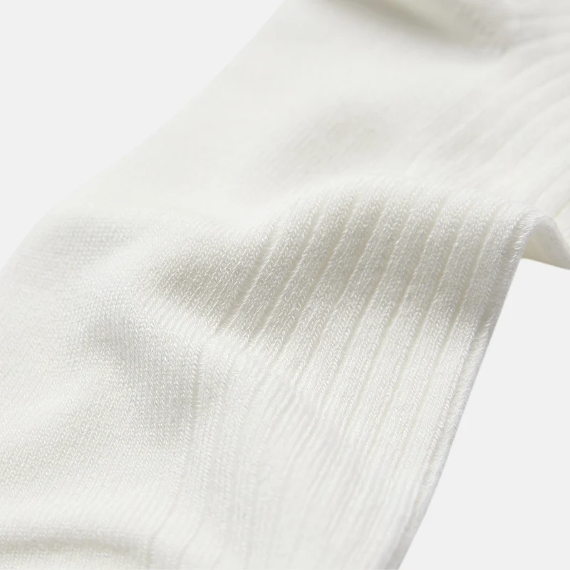 Weiße Bambus-Fußsocken