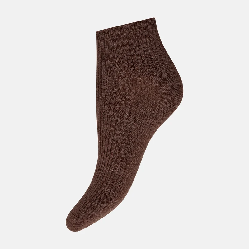 Braune Bambus-Fußsocken