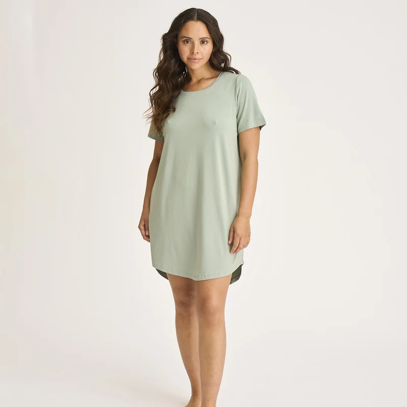 Grünes Bambus Big Shirt