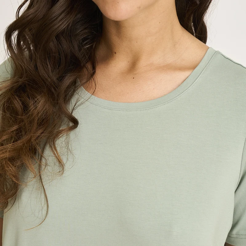 Grünes Bambus Big Shirt