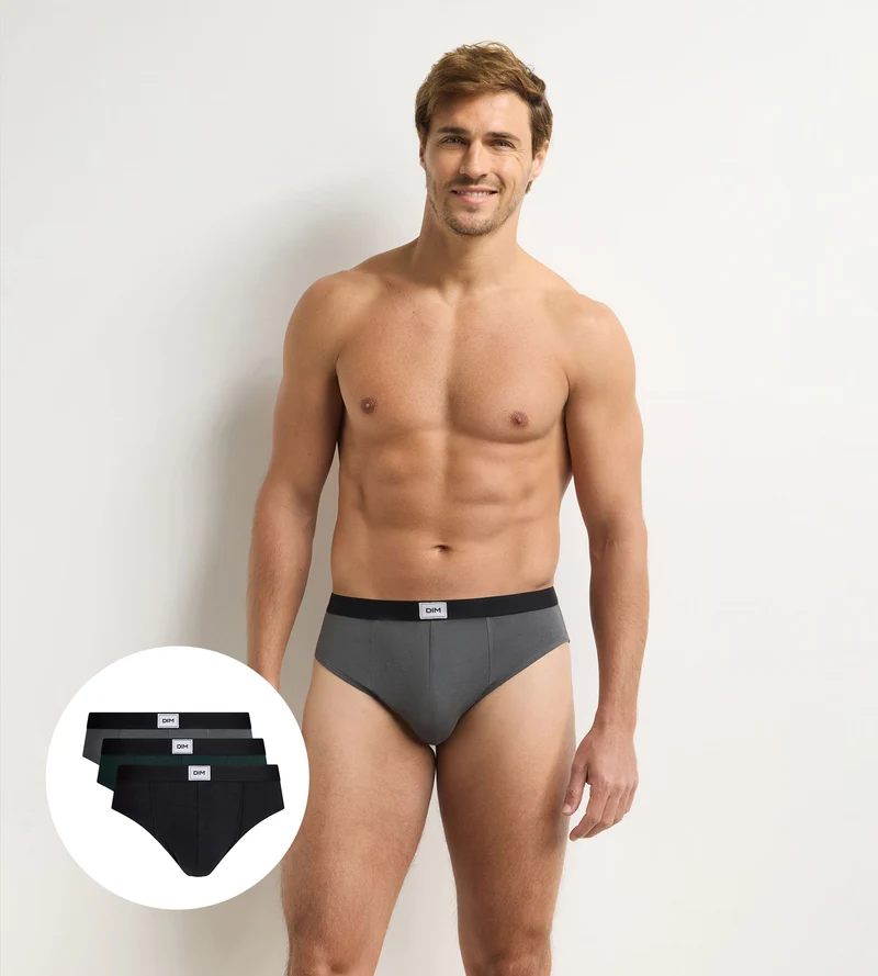 3er-Pack Herren-Slips in Schwarz, Grün und Grau„ “ Ultra Resist