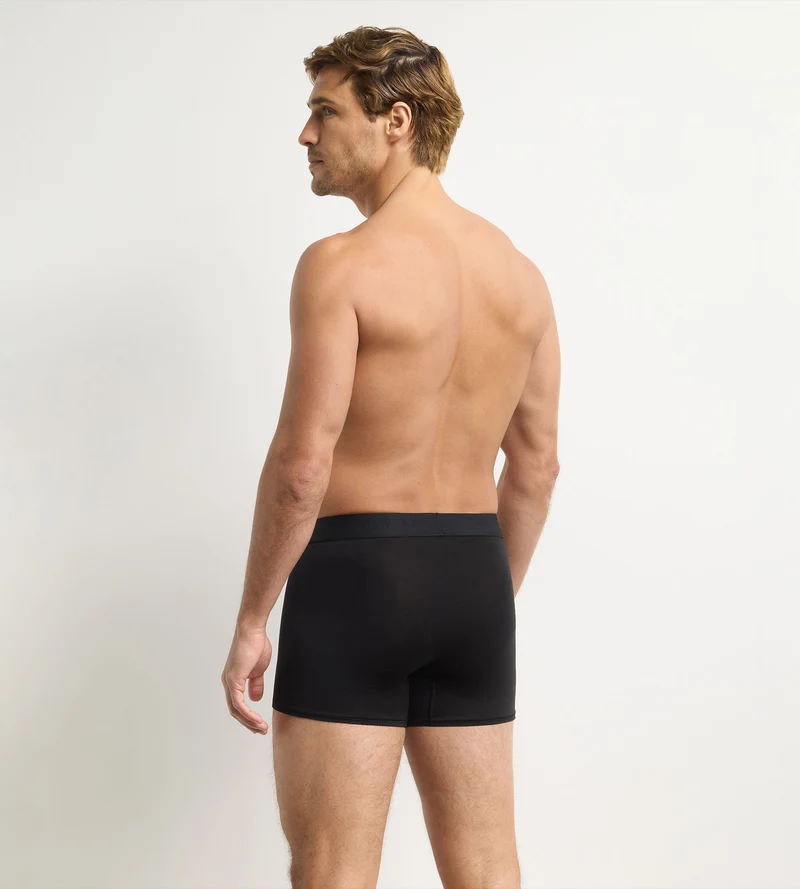 Schwarze Herren-Boxershorts Ultra Stretch