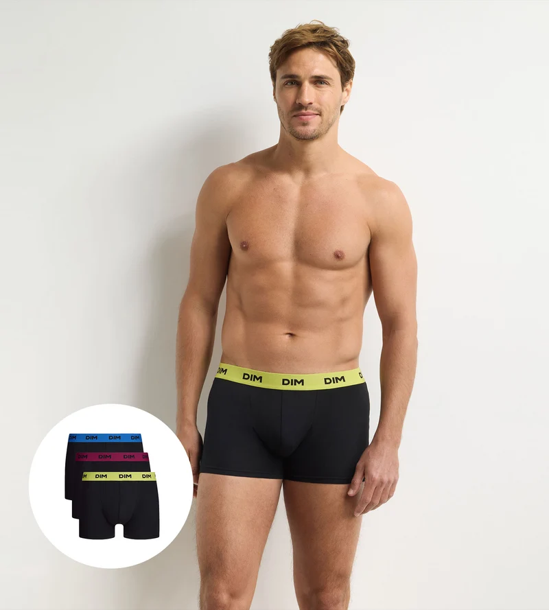 3er-Pack auffällige Herren-Boxershorts Mix And Colors