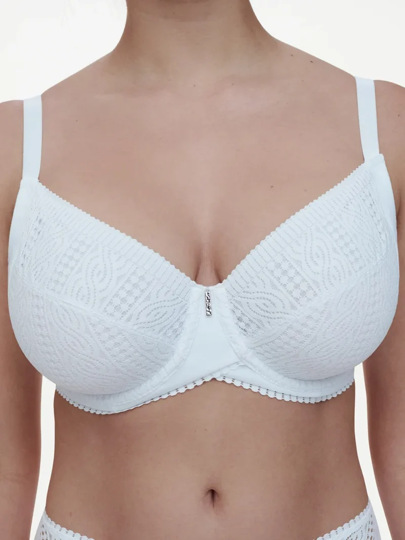 Chantelle – Leichter Halt, sehr blickdichter Bügel-BH, Weiß