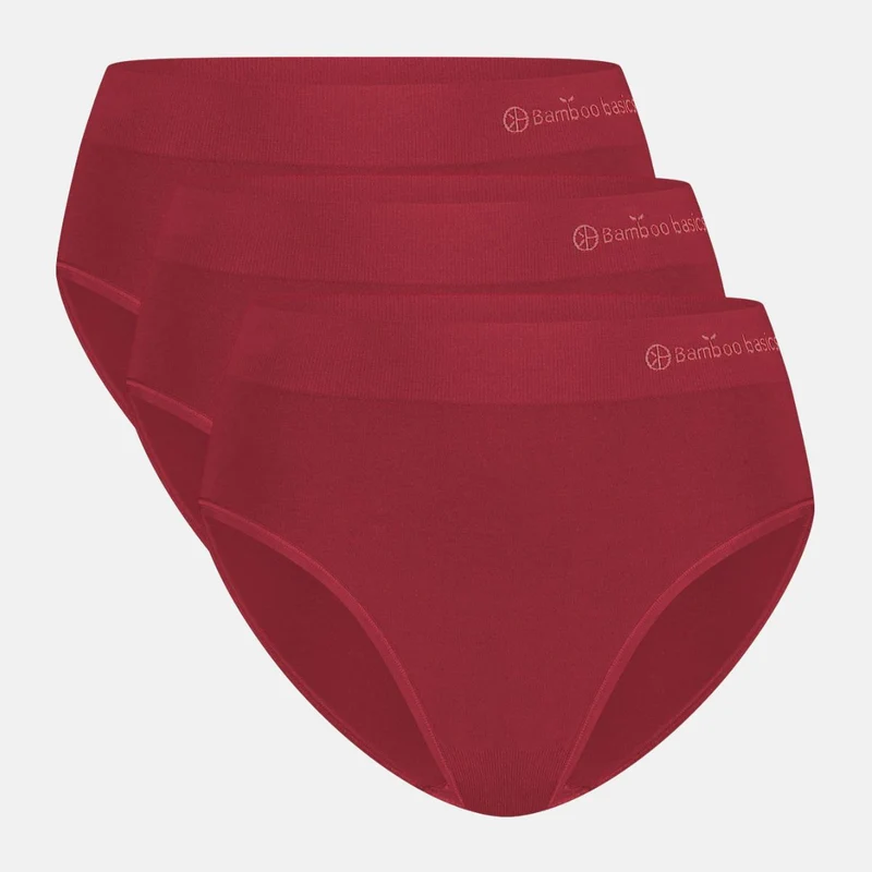 3er-Pack Bordeaux Bambus-Maxi-Höschen