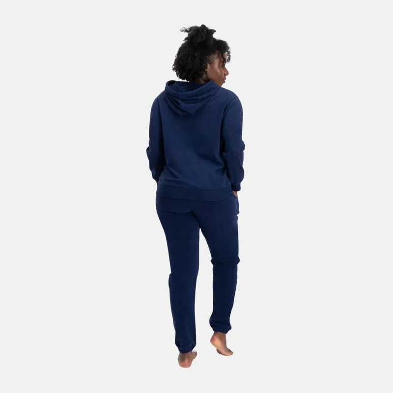 Gaby Blauer Bambus-Kapuzenpullover